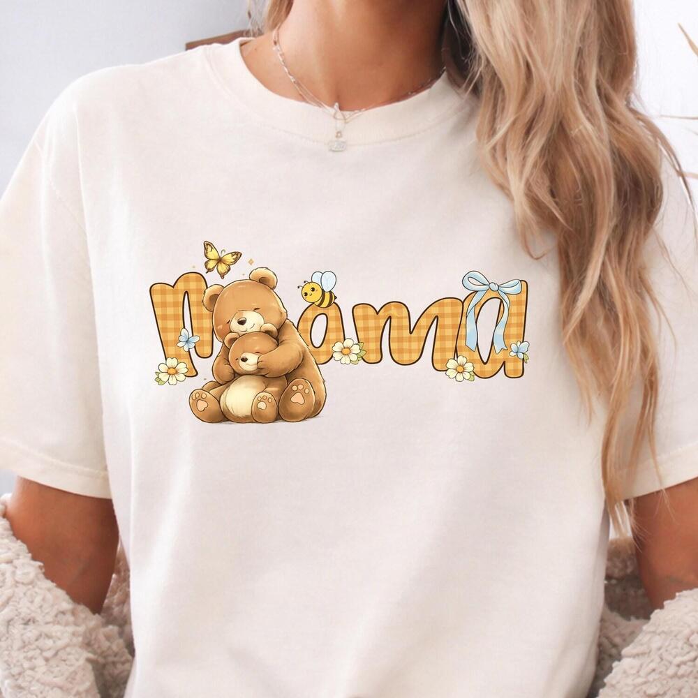 Mama Bear Shirt, Cute Teddy Bear Mom Shirt, Mothers Day Shirt